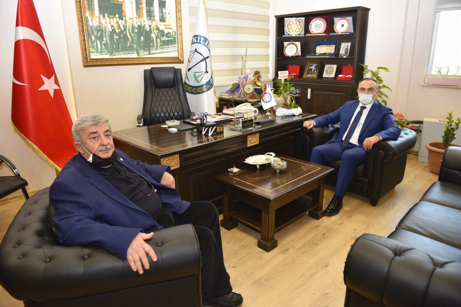 Kilis Valisi Baro Başkanı Av. Fazlıağaoğlu’nu ziyaret etti