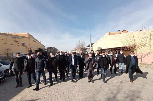 Kilis MHP İl başkanlığından esnafa ziyaret