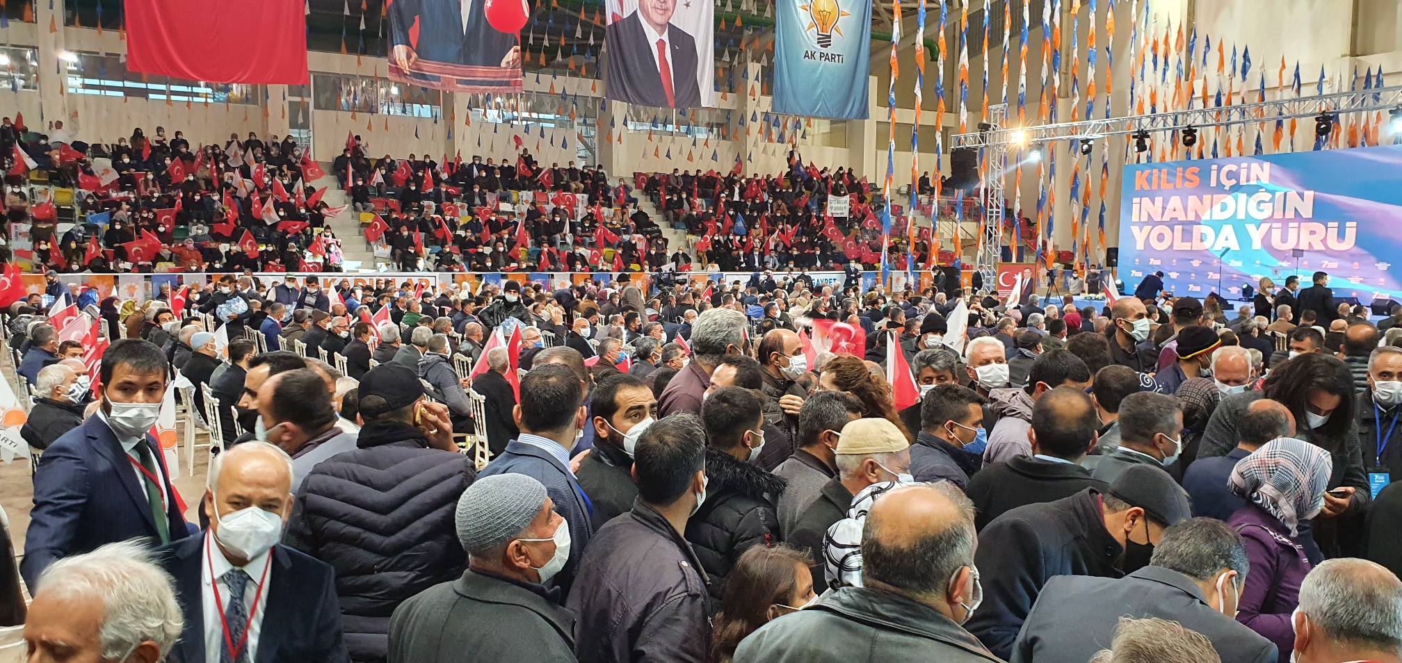 Kilis Ak Parti 7’nci olağan kongresinde Karataş Güven tazeledi.