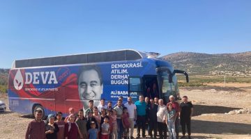 DEVA Partisi otobüsü Kilis genelini gezdi