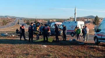 Gaziantep Kilis Kara yolunda kaza 1 ölü 12 yaralı