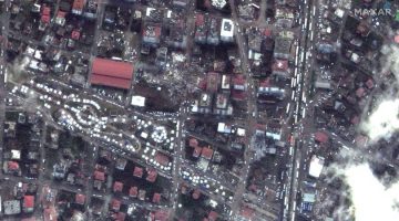 Deprem öncesi ve sonrası uydu görüntüleri